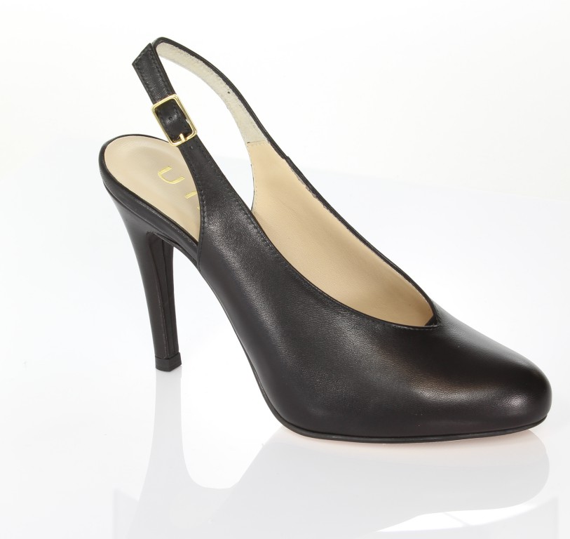 Unisa Czółenka Paki Black Napa Silk
