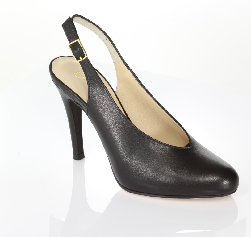 Unisa Czółenka Paki Black Napa Silk