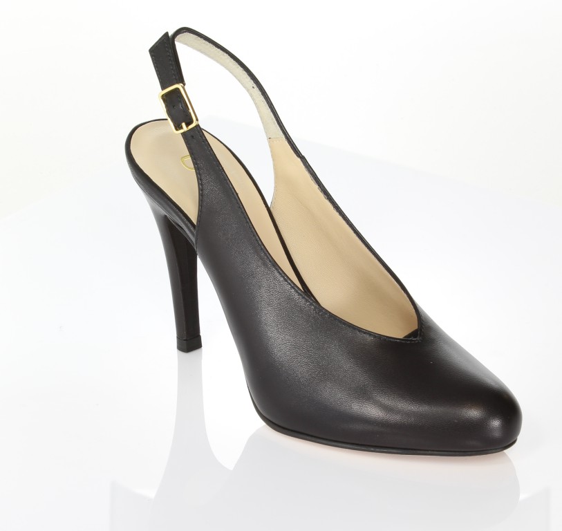 Unisa Czółenka Paki Black Napa Silk