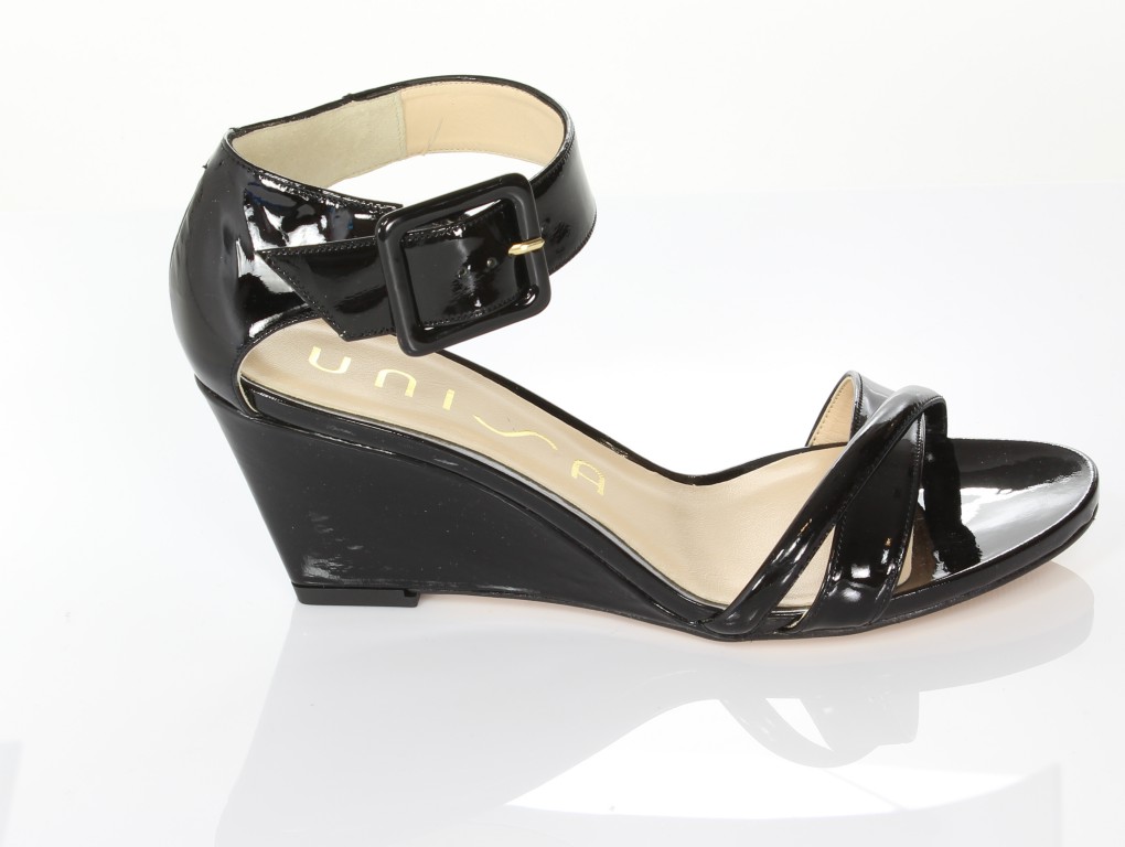 Unisa Sandały Doro Pa Black Patent -S