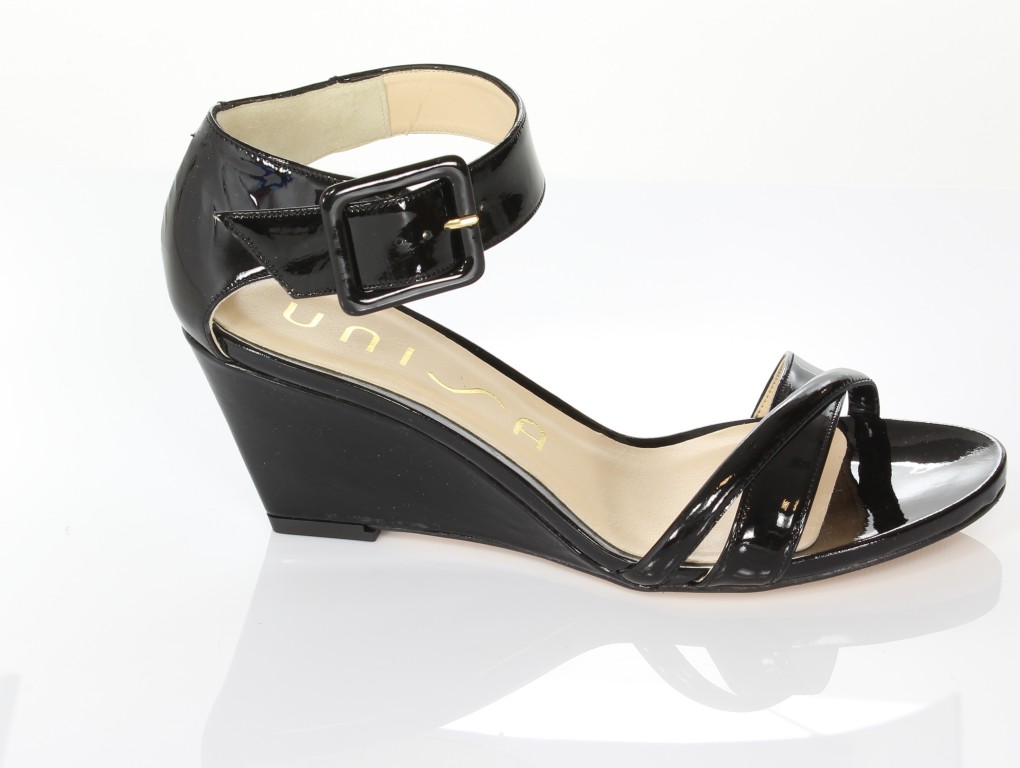 Unisa Sandały Doro Pa Black Patent -S