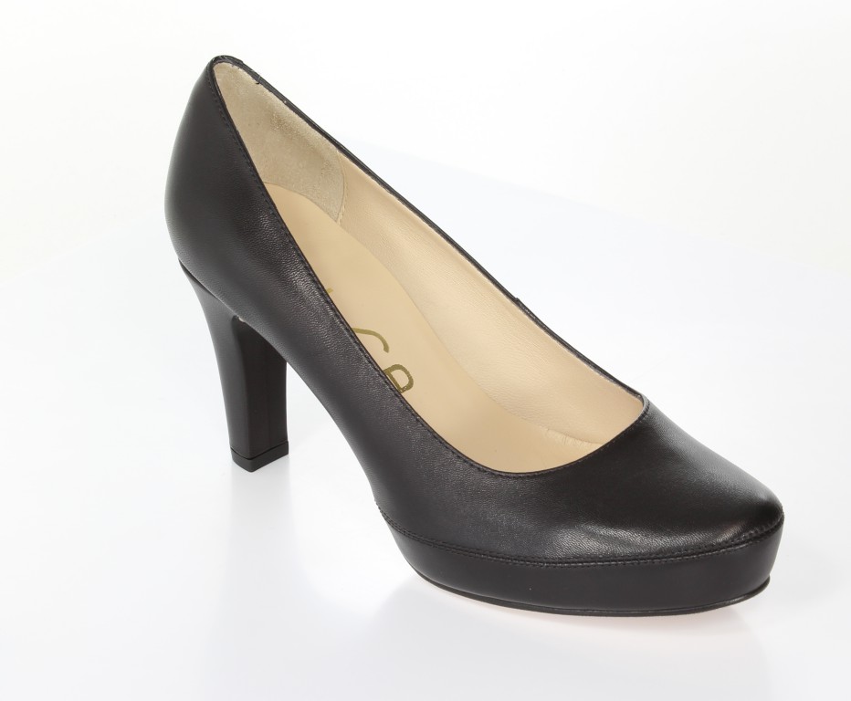 Unisa Czółenka Numar-14 Black Napa Silk