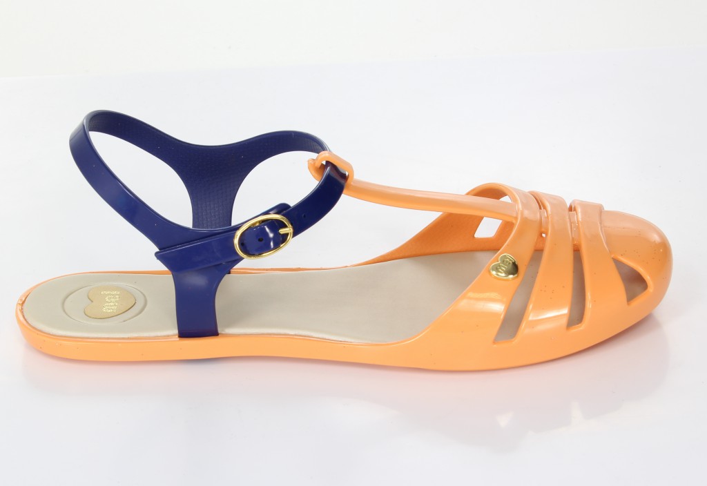 Mel Sandały 52140 Orange/Blue/Beige 