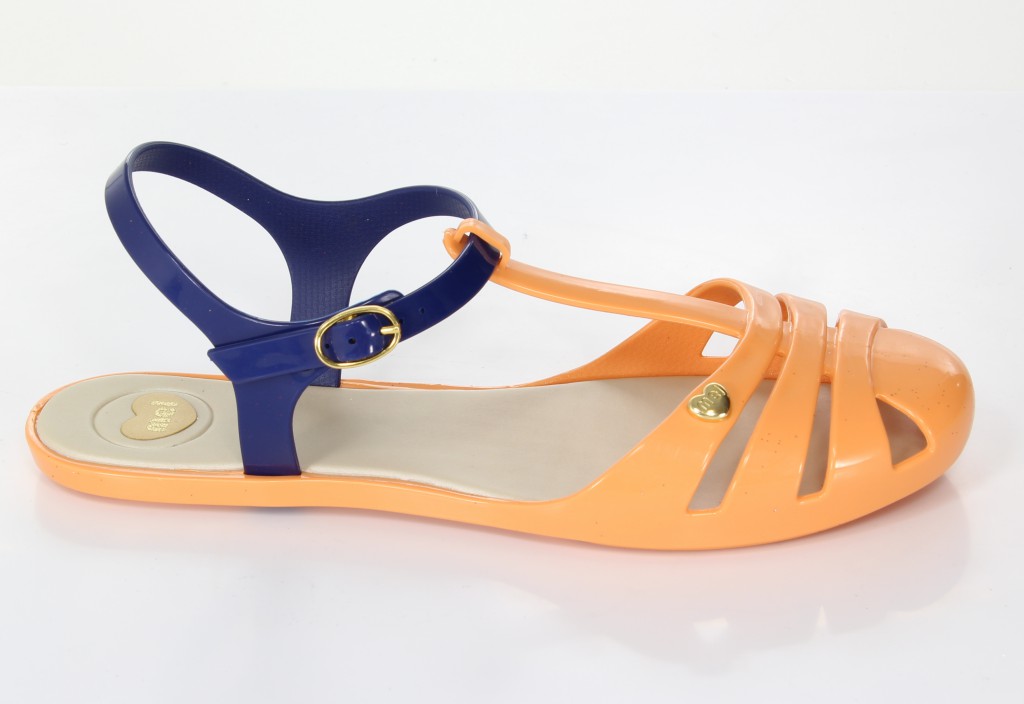 Mel Sandały 52140 Orange/Blue/Beige 