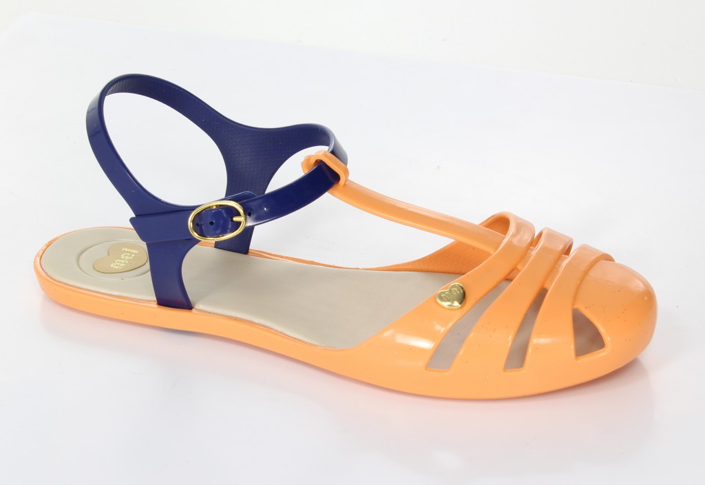 Mel Sandały 52140 Orange/Blue/Beige 