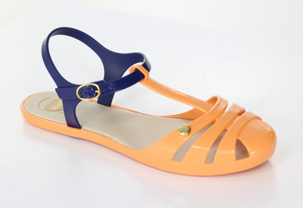 Mel Sandały 52140 Orange/Blue/Beige 