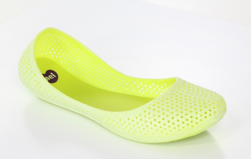 Mel Baleriny 52375 Yellow Neon  Glitter 