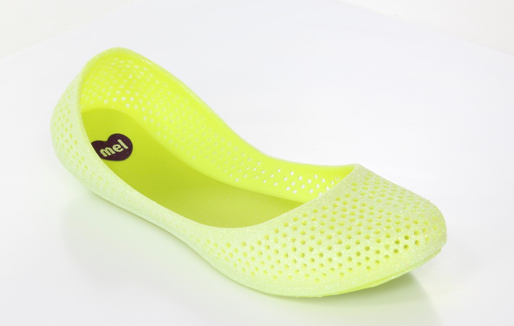 Mel Baleriny 52375 Yellow Neon  Glitter 