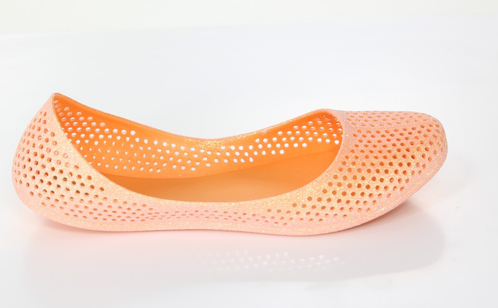Mel Baleriny 52376 Orange Glitter 