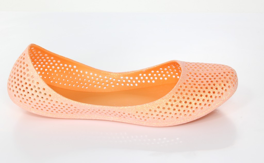 Mel Baleriny 52376 Orange Glitter 