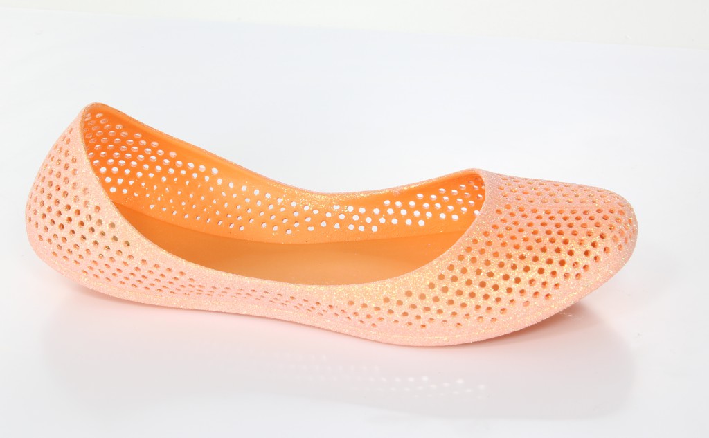 Mel Baleriny 52376 Orange Glitter 
