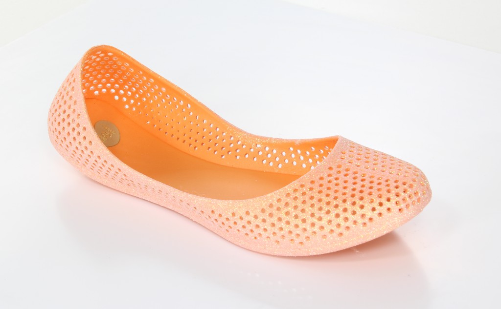 Mel Baleriny 52376 Orange Glitter 