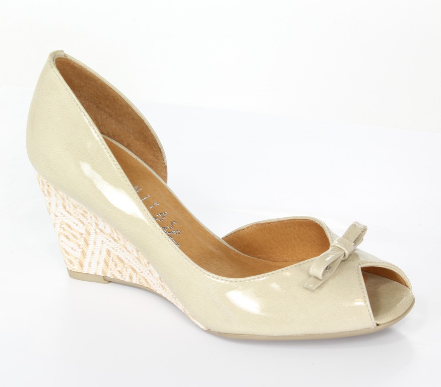 Hispanitas Czółenka HV49217 Kaffir -V4  Bone