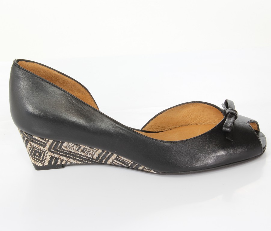 Hispanitas Czółenka HV49371 Sauvage-V4 Negro