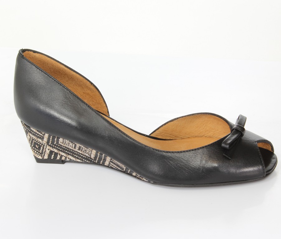 Hispanitas Czółenka HV49371 Sauvage-V4 Negro