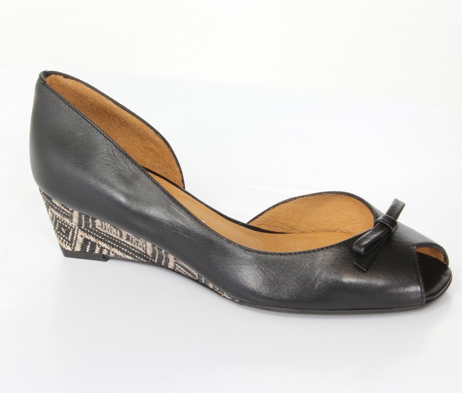 Hispanitas Czółenka HV49371 Sauvage-V4 Negro