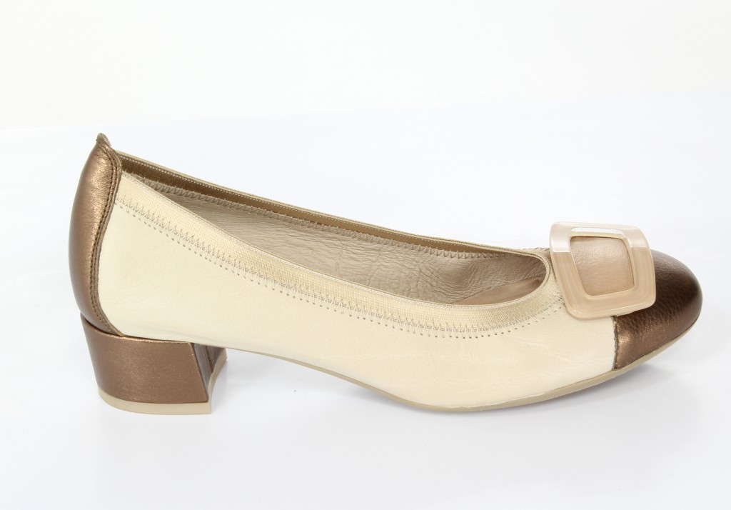 Hispanitas Czółenka CHV49508 Caribu Met-V4 Bronce-S