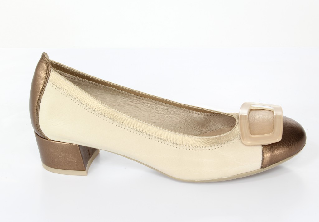 Hispanitas Czółenka CHV49508 Caribu Met-V4 Bronce-S