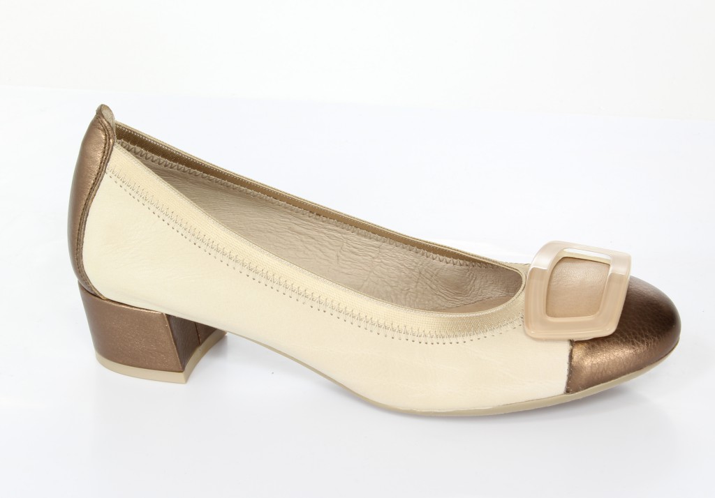 Hispanitas Czółenka CHV49508 Caribu Met-V4 Bronce-S