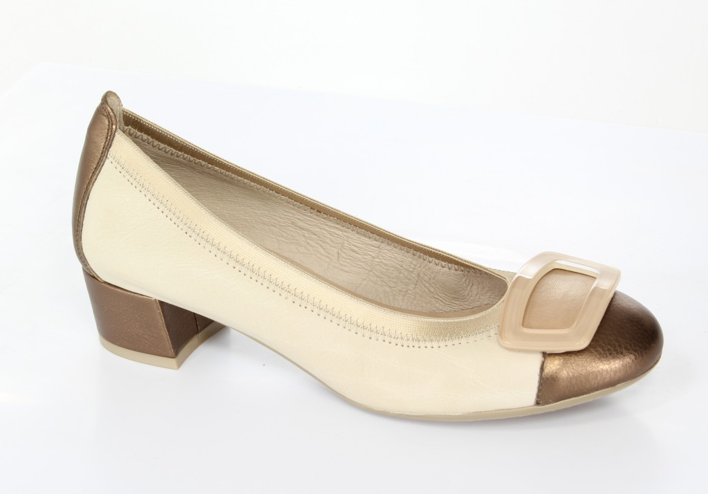 Hispanitas Czółenka CHV49508 Caribu Met-V4 Bronce-S