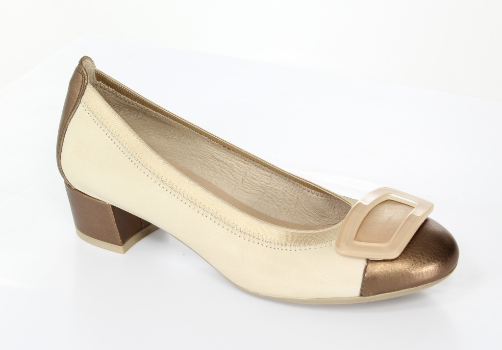Hispanitas Czółenka CHV49508 Caribu Met-V4 Bronce-S