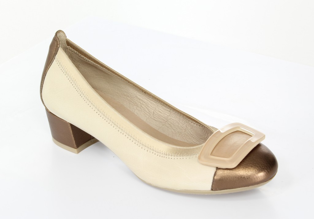 Hispanitas Czółenka CHV49508 Caribu Met-V4 Bronce-S