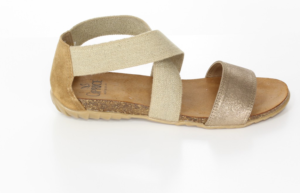 Caprice Sandały 9-28680-22 Ant Gold Beige 