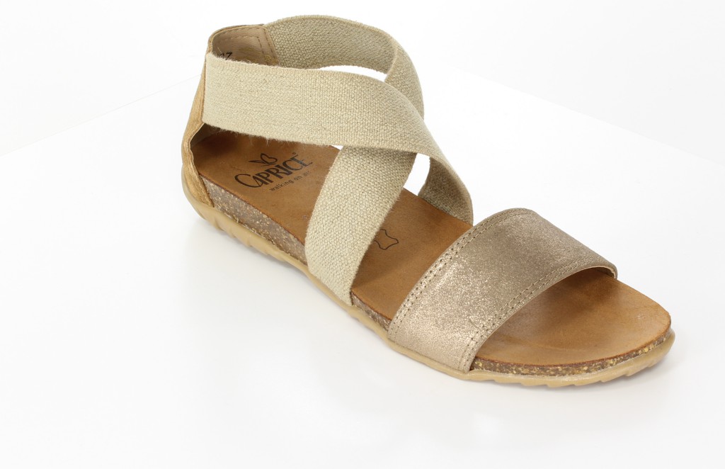 Caprice Sandały 9-28680-22 Ant Gold Beige 