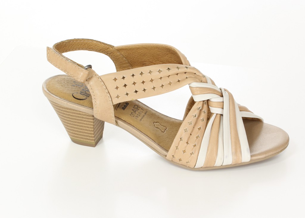 Caprice Sandały 9-28200-22 Sand/Offwhite