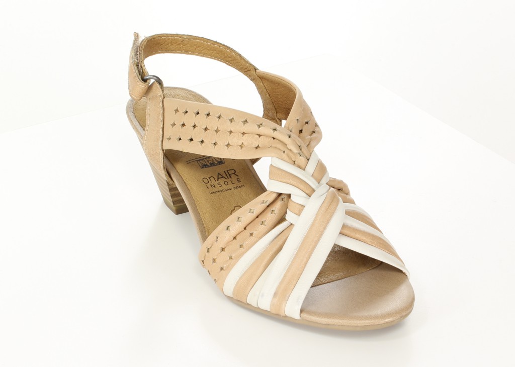 Caprice Sandały 9-28200-22 Sand/Offwhite