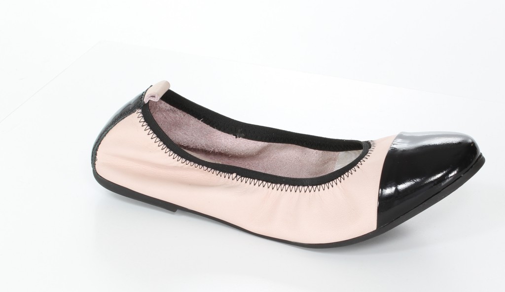 Mr.Tops Baleriny 1801 Puder/Nero 