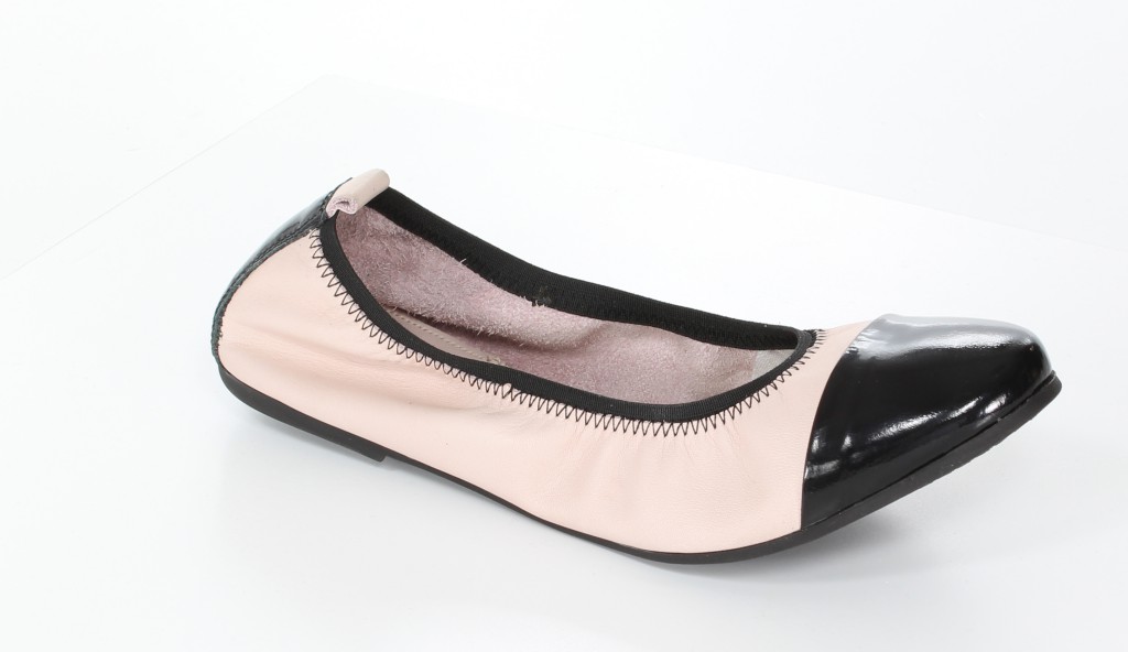 Mr.Tops Baleriny 1801 Puder/Nero 