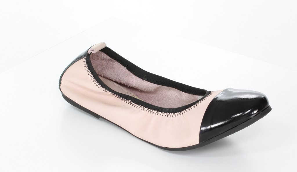 Mr.Tops Baleriny 1801 Puder/Nero 