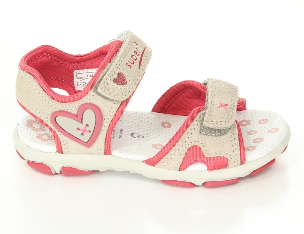 Super Fit Sandały 2-00128-47 Velour/Textil r.25-26