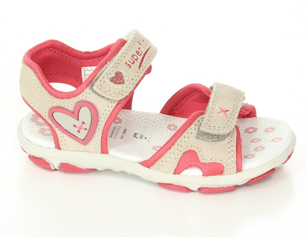 Super Fit Sandały 2-00128-47 Velour/Textil r.25-26