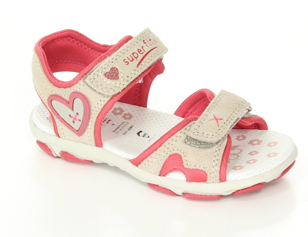 Super Fit Sandały 2-00128-47 Velour/Textil r.25-26