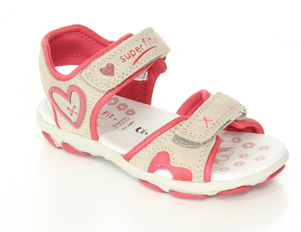 Super Fit Sandały 2-00128-47 Velour/Textil r.25-26