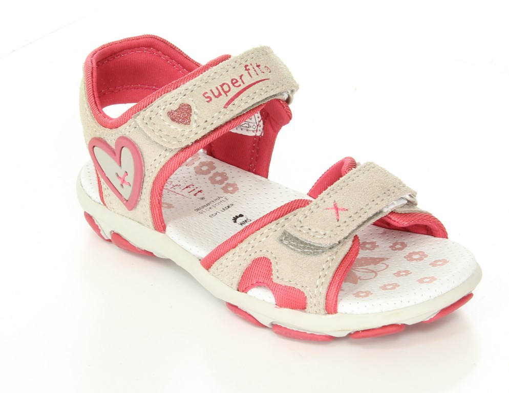 Super Fit Sandały 2-00128-47 Velour/Textil r.25-26