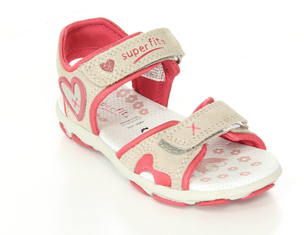 Super Fit Sandały 2-00128-47 Velour/Textil r.25-26