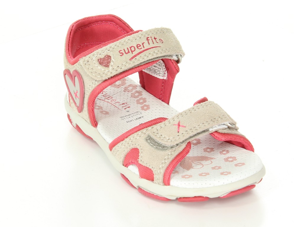 Super Fit Sandały 2-00128-47 Velour/Textil r.25-26