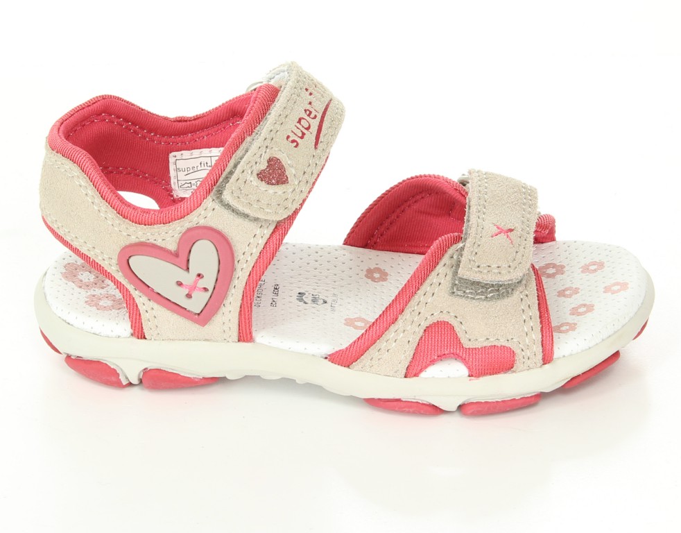 Super Fit  Sandały 2-00128-47 Velour/Textil r.27-30
