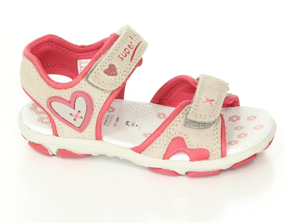 Super Fit  Sandały 2-00128-47 Velour/Textil r.27-30
