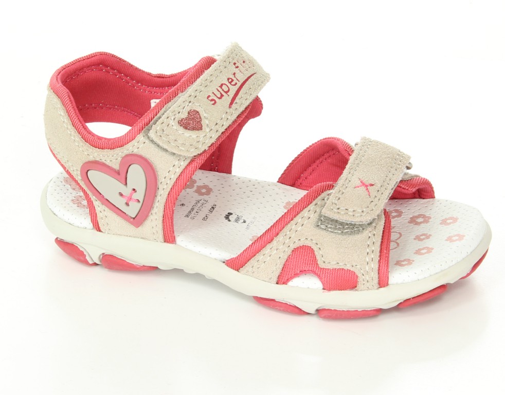 Super Fit  Sandały 2-00128-47 Velour/Textil r.27-30
