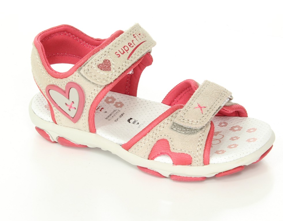 Super Fit  Sandały 2-00128-47 Velour/Textil r.27-30
