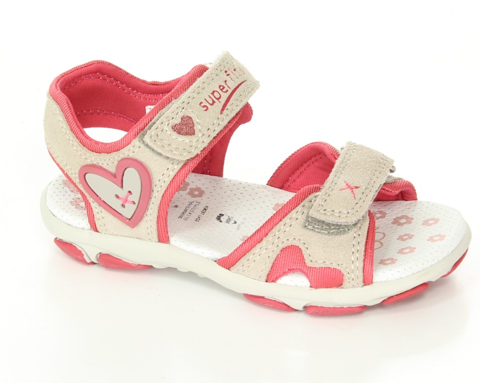 Super Fit i Sandały 2-00128-47 Velour/Textil r.31-35
