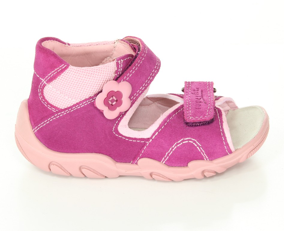 Super Fit Sandały 2-00011-74 Velour/Textil r.24-26