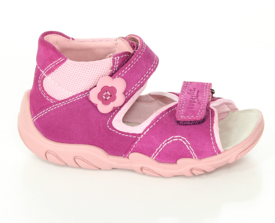 Super Fit Sandały 2-00011-74 Velour/Textil r.24-26