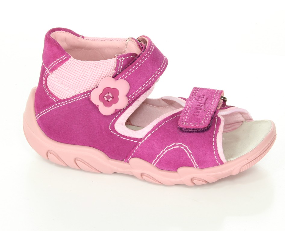 Super Fit Sandały 2-00011-74 Velour/Textil r.24-26