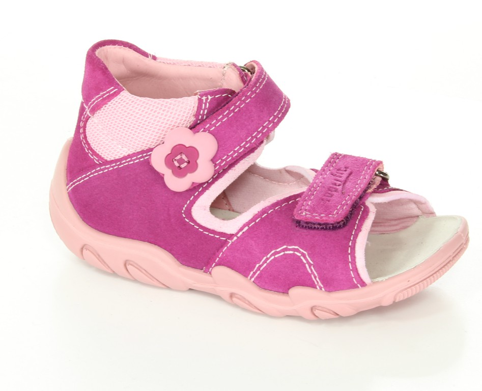 Super Fit Sandały 2-00011-74 Velour/Textil r.24-26