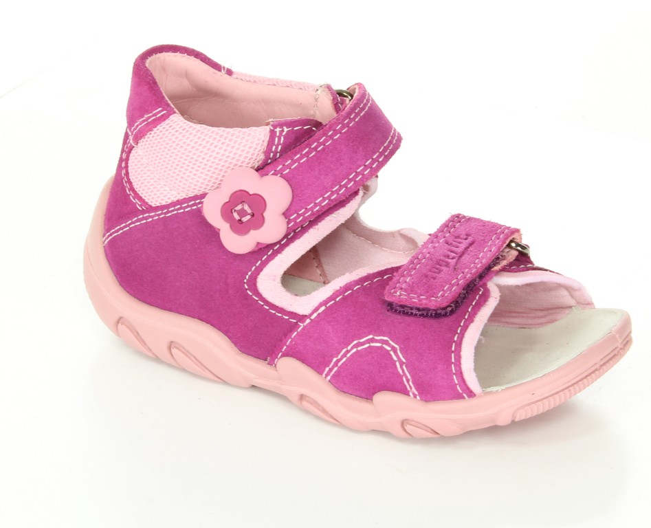 Super Fit Sandały 2-00011-74 Velour/Textil r.24-26